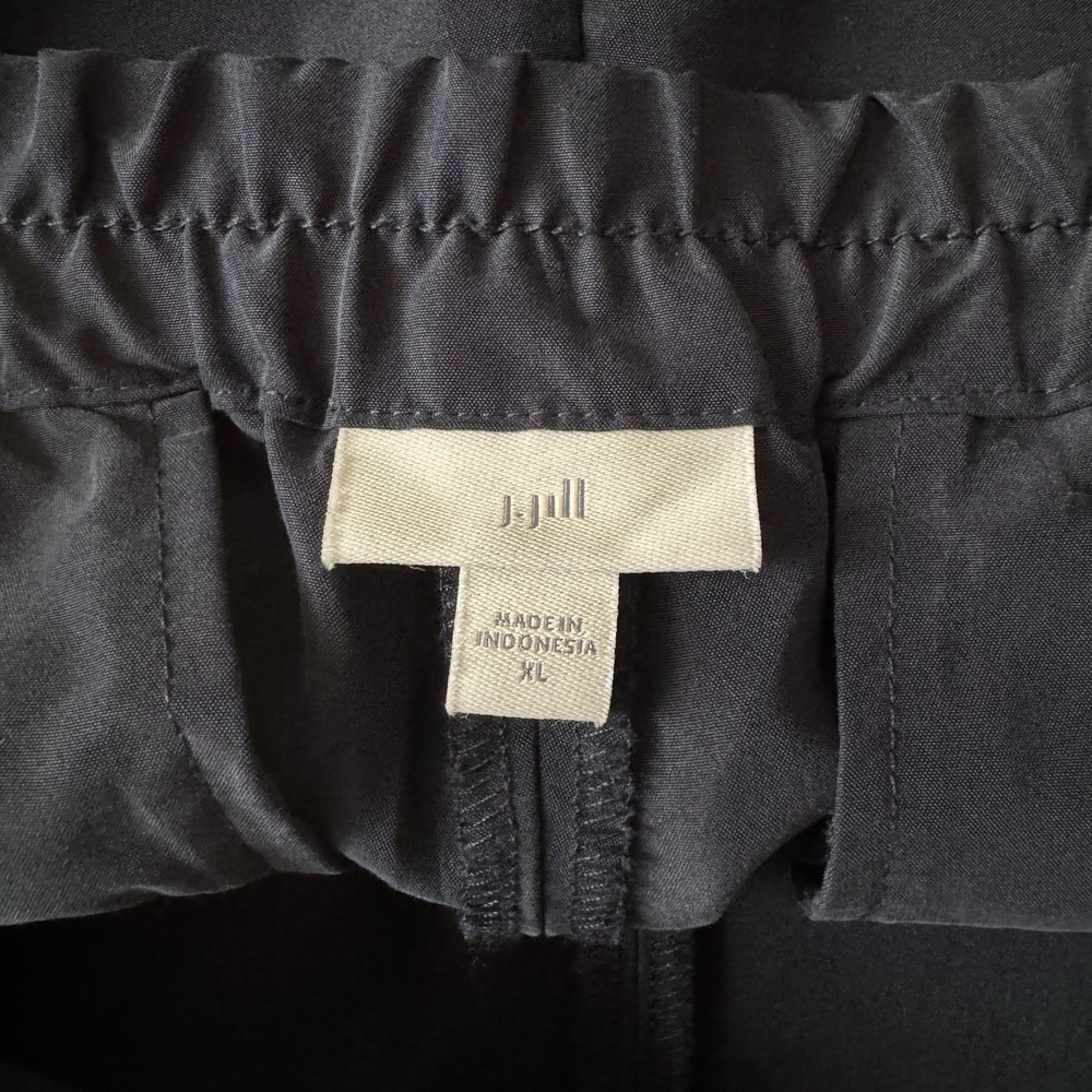 J. Jill Womens Modal Blend Wide Leg Pants Navy Blue XL Office Work Business - Picture 5 of 11
